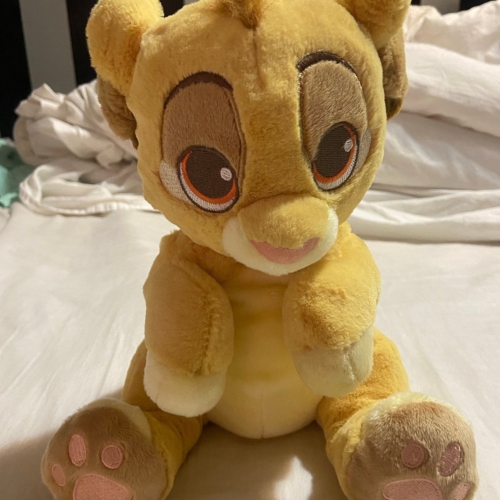Simba Disney stuffed animal.